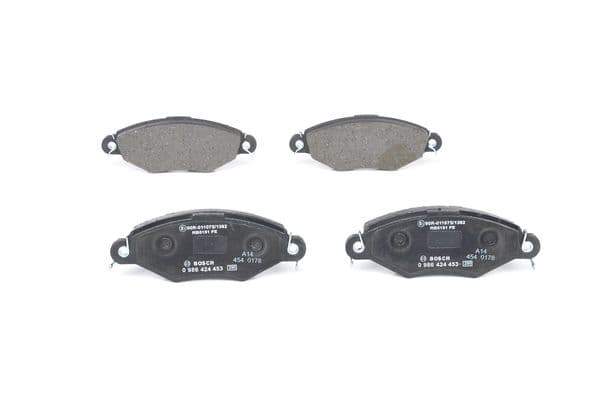 Diskli fren balatası seti; ön 1