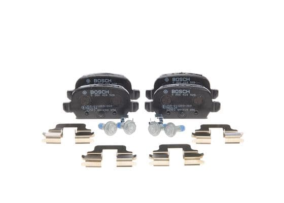 Diskli fren balatası seti; arka 1