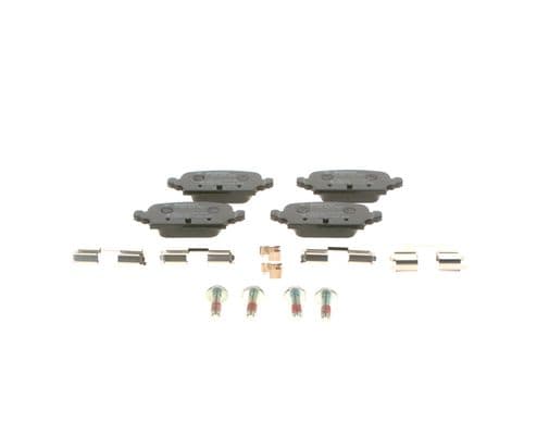 Diskli fren balatası seti; arka 6