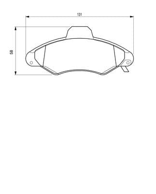 Diskli fren balatası seti; ön 5