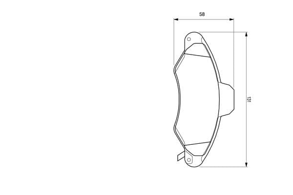 Diskli fren balatası seti; ön 6