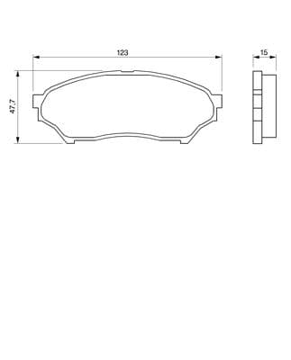 Diskli fren balatası seti; ön 5