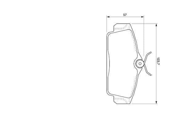 Diskli fren balatası seti; ön 6