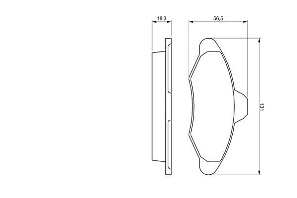 Diskli fren balatası seti; ön 6