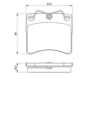 Diskli fren balatası seti; ön 5