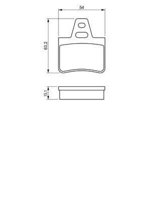 Diskli fren balatası seti; arka 5