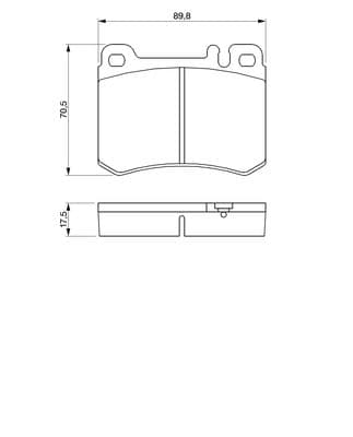 Diskli fren balatası seti; ön 8