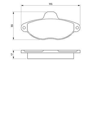 Diskli fren balatası seti; ön 5