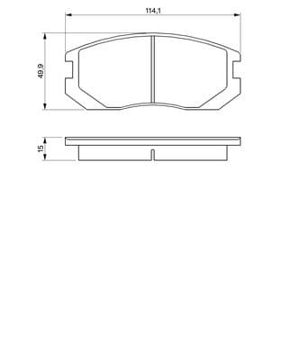 Diskli fren balatası seti; ön 5