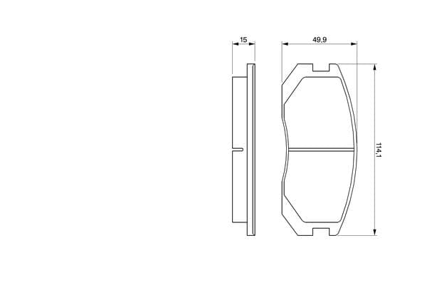 Diskli fren balatası seti; ön 6