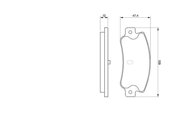 Diskli fren balatası seti; arka 6