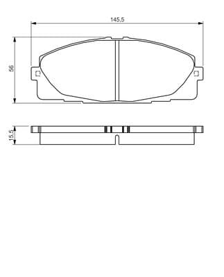 Diskli fren balatası seti; ön 5