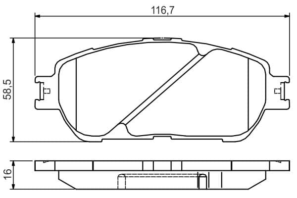 Diskli fren balatası seti; ön 5