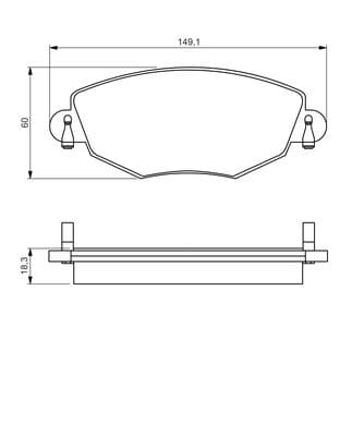 Diskli fren balatası seti; ön 7