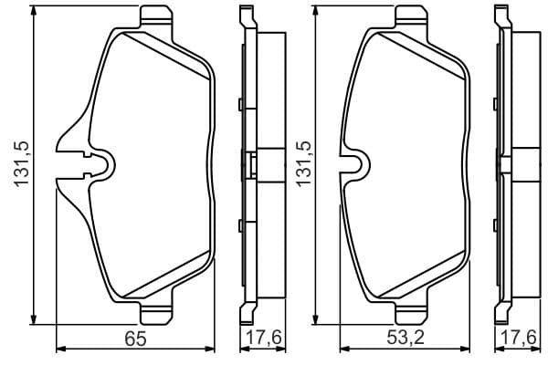 Diskli fren balatası seti; ön 8