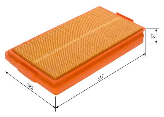 Hava filtresi elemanı, Motor 5