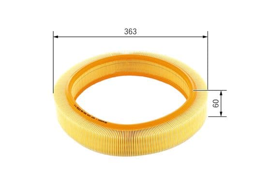 Hava filtresi elemanı, Motor 1