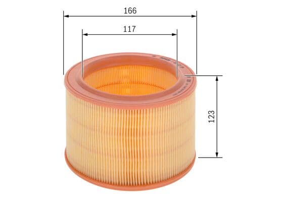 Hava filtresi elemanı, Motor 5