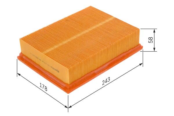 Hava filtresi elemanı, Motor 1