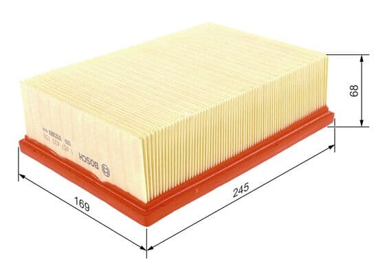 Hava filtresi elemanı, Motor 5