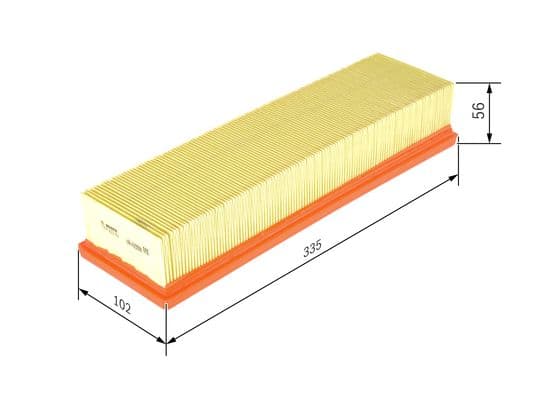 Hava filtresi elemanı, Motor 1