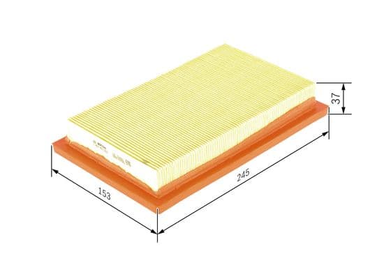 Hava filtresi elemanı, Motor 1