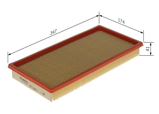 Hava filtresi elemanı, Motor 5