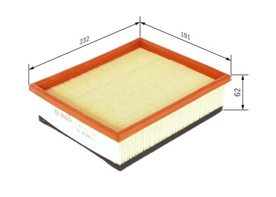 Hava filtresi elemanı, Motor 1