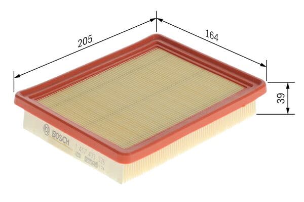 Hava filtresi elemanı, Motor 1