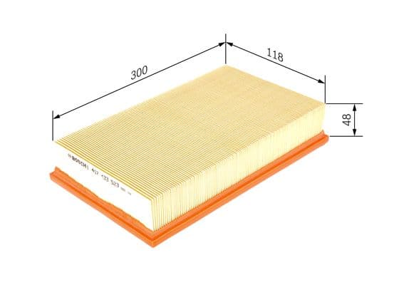 Hava filtresi elemanı, Motor 1