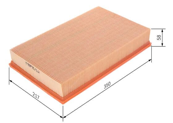 Hava filtresi elemanı, Motor 1