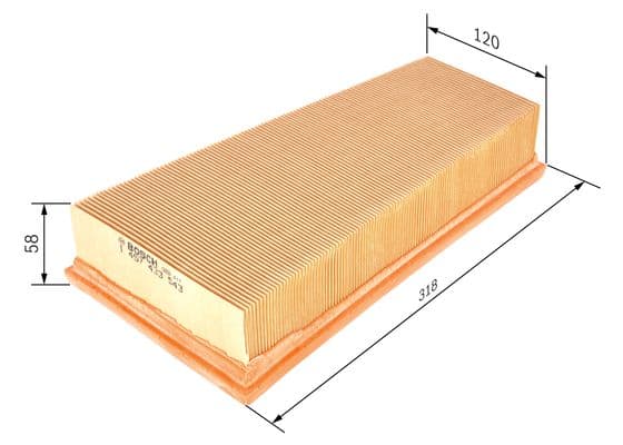 Hava filtresi elemanı, Motor 1