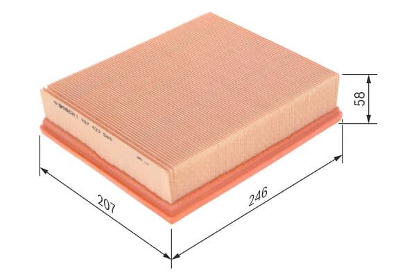 Hava filtresi elemanı, Motor 1