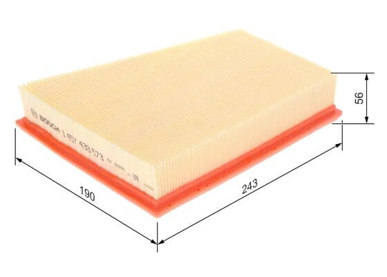 Hava filtresi elemanı, Motor 1