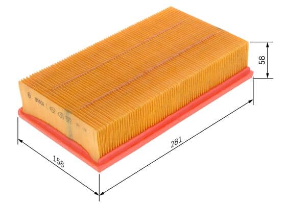 Hava filtresi elemanı, Motor 1