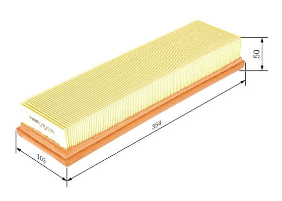 Hava filtresi elemanı, Motor 1