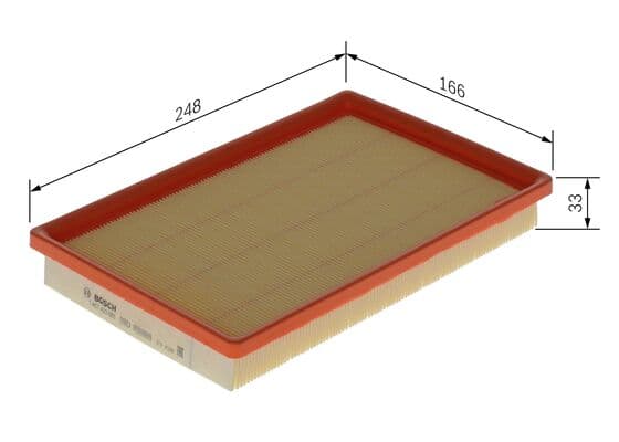 Hava filtresi elemanı, Motor 1