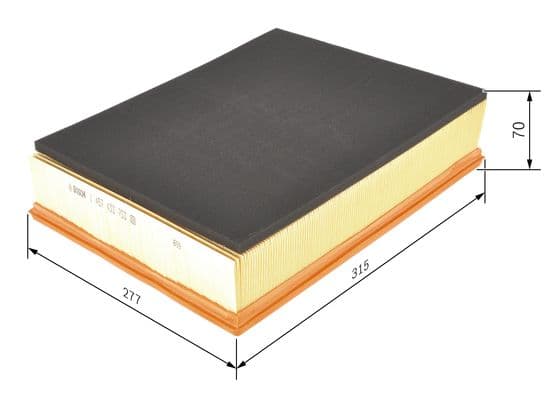 Hava filtresi elemanı, Motor 1