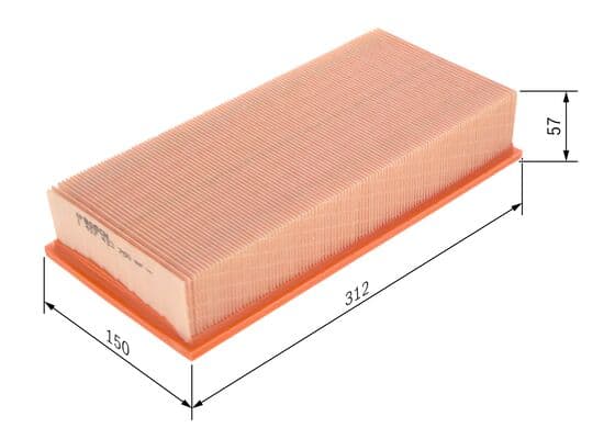 Hava filtresi elemanı, Motor 1