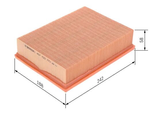 Hava filtresi elemanı, Motor 1