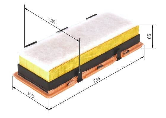 Hava filtresi elemanı, Motor 1