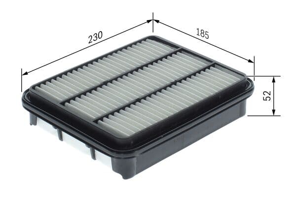 Hava filtresi elemanı, Motor 1