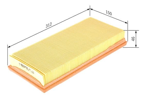 Hava filtresi elemanı, Motor 1