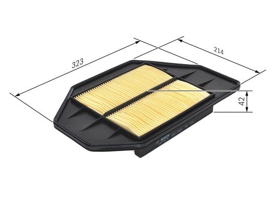 Hava filtresi elemanı, Motor 1