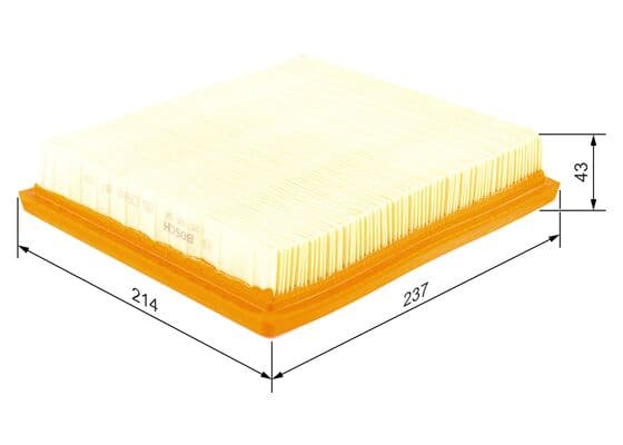 Hava filtresi elemanı, Motor 5