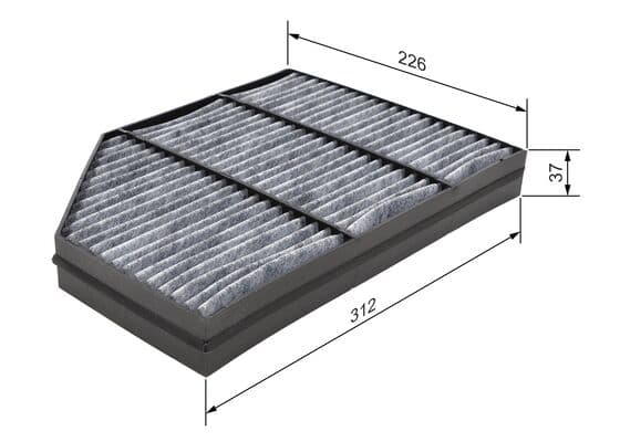 İç mekan aktif karbon filtresi 5