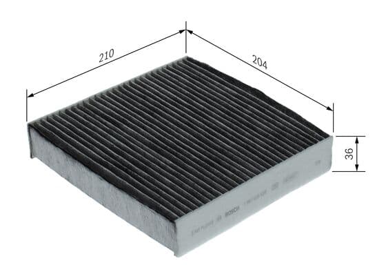 İç mekan aktif karbon filtresi 5