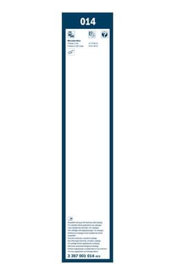 Silecek lastiği, set 6