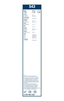 Silecek lastiği, set 2