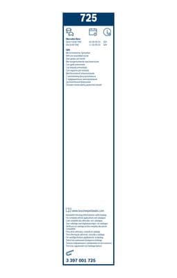 Silecek lastiği, set 7